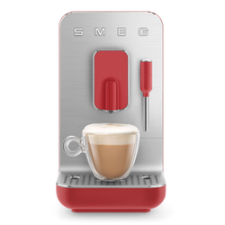 Кофемашина автоматическая Smeg красный матовый