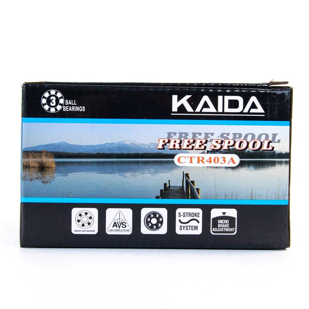 Безынерционная катушка 4000 Kaida CTR 403A (3BB, мет. шпуля)