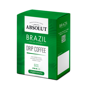 Дрип кофе ABSOLUT БРАЗИЛИЯ
