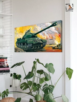 Картина на стену "ИС-3", 80х40 см