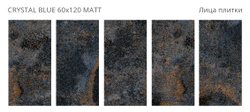 CRYSTAL BLUE 60x120 MATT