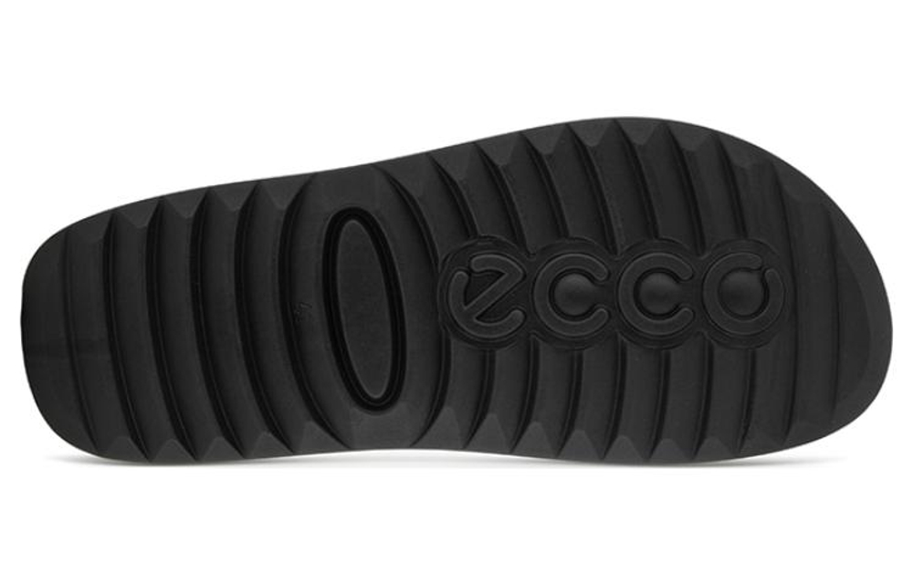 Ecco Comme Collection Cow Leather Comfortable And Breathable Loafers Men"s Black