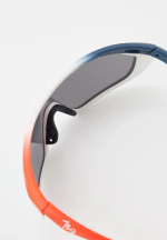 Спортивные очки с диоптриями 720armour Analog Pro / Matte Dark Grey Blue / Matte Neon Red Orange / Matte White Gasket / Smoke Full Blue White Lens