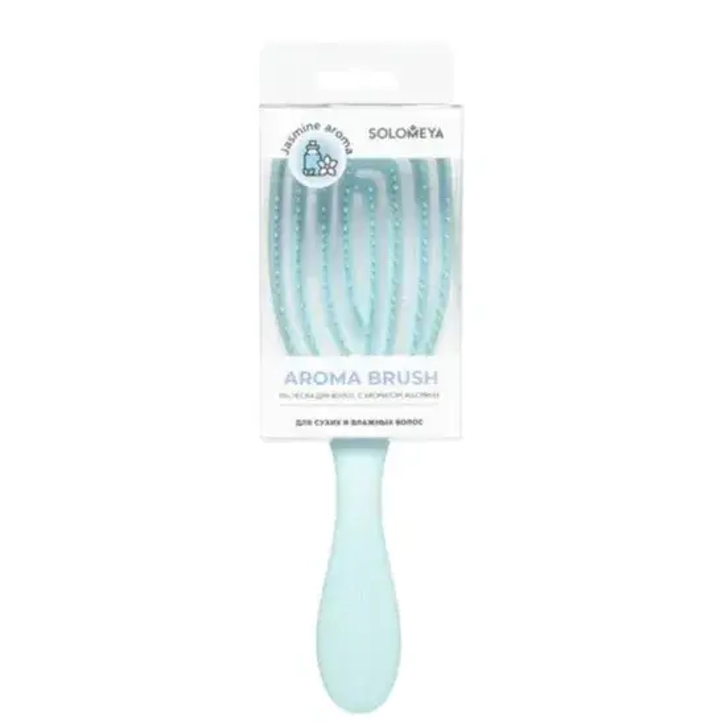 Solomeya Wet Detangler Brush Oval расческа для сухих и влажных волос овальная