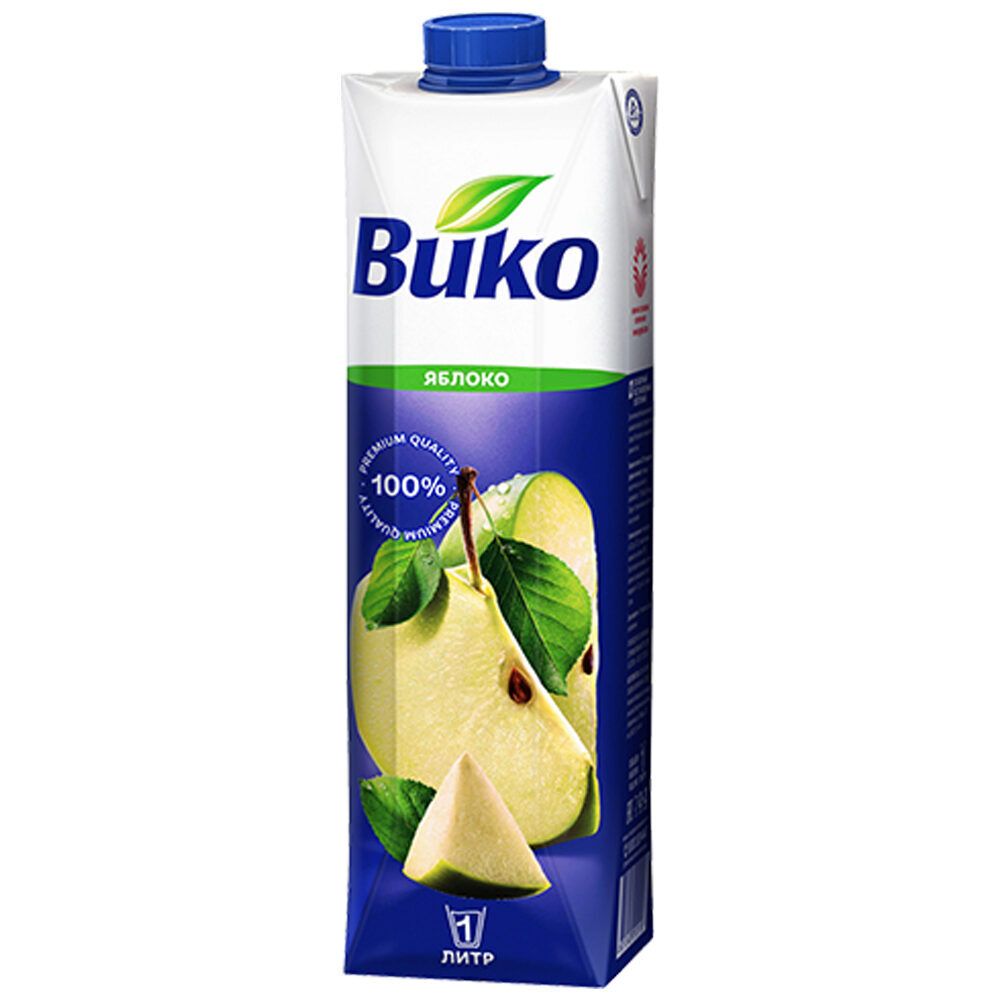 Сок Вико 1л зеленое яблоко