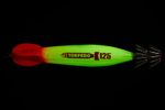 Кальмарница ASARI Torpedo 125гр #01 Red Head-Green Lumo
