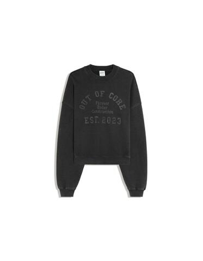 Мужской свитшот boxy fit с круглым вырезом OUT OF CORE - BERSHKA