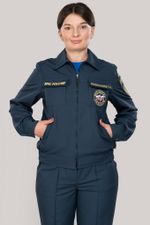 Костюм летний женский МЧС (Патруль-240, серо-синий)