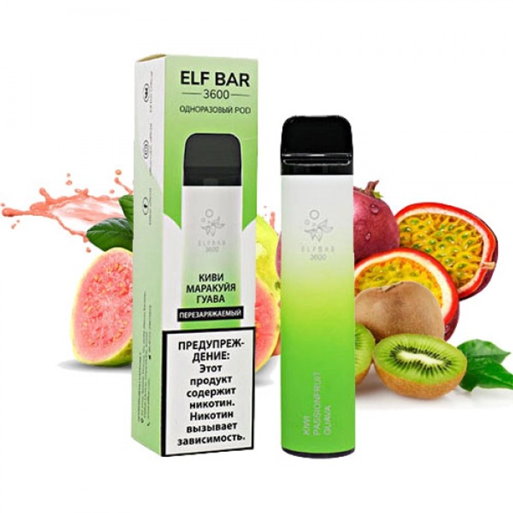 Elf Bar - Kiwi Passion fruit Guava (3600)