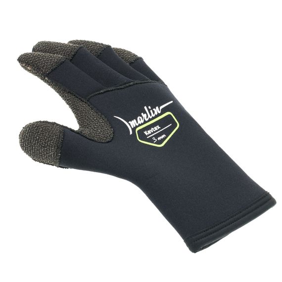 Перчатки Marlin Kevtex 3 мм Черные
