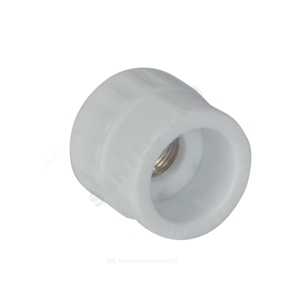 Муфта PP-R комбинированная белая Дн 25х1/2" ВР PRO VALFEX 10129125-PRO