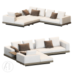 Connery sofa by Minotti Set 3 module 2