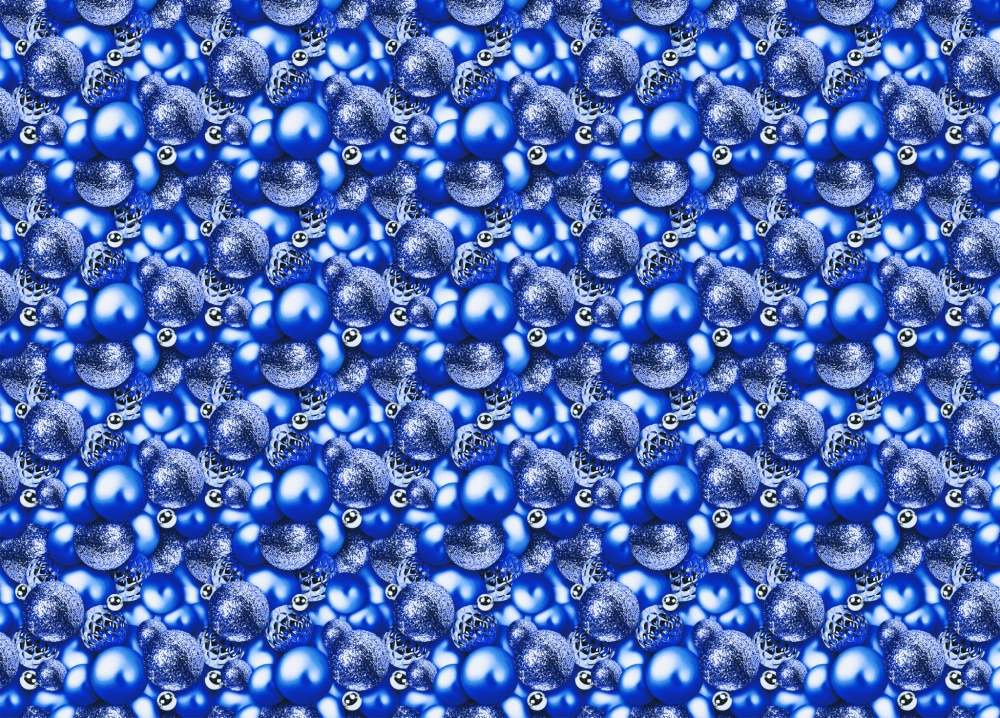 Бумага упаковочная 50х70 см «Волшебные шары», сапфир