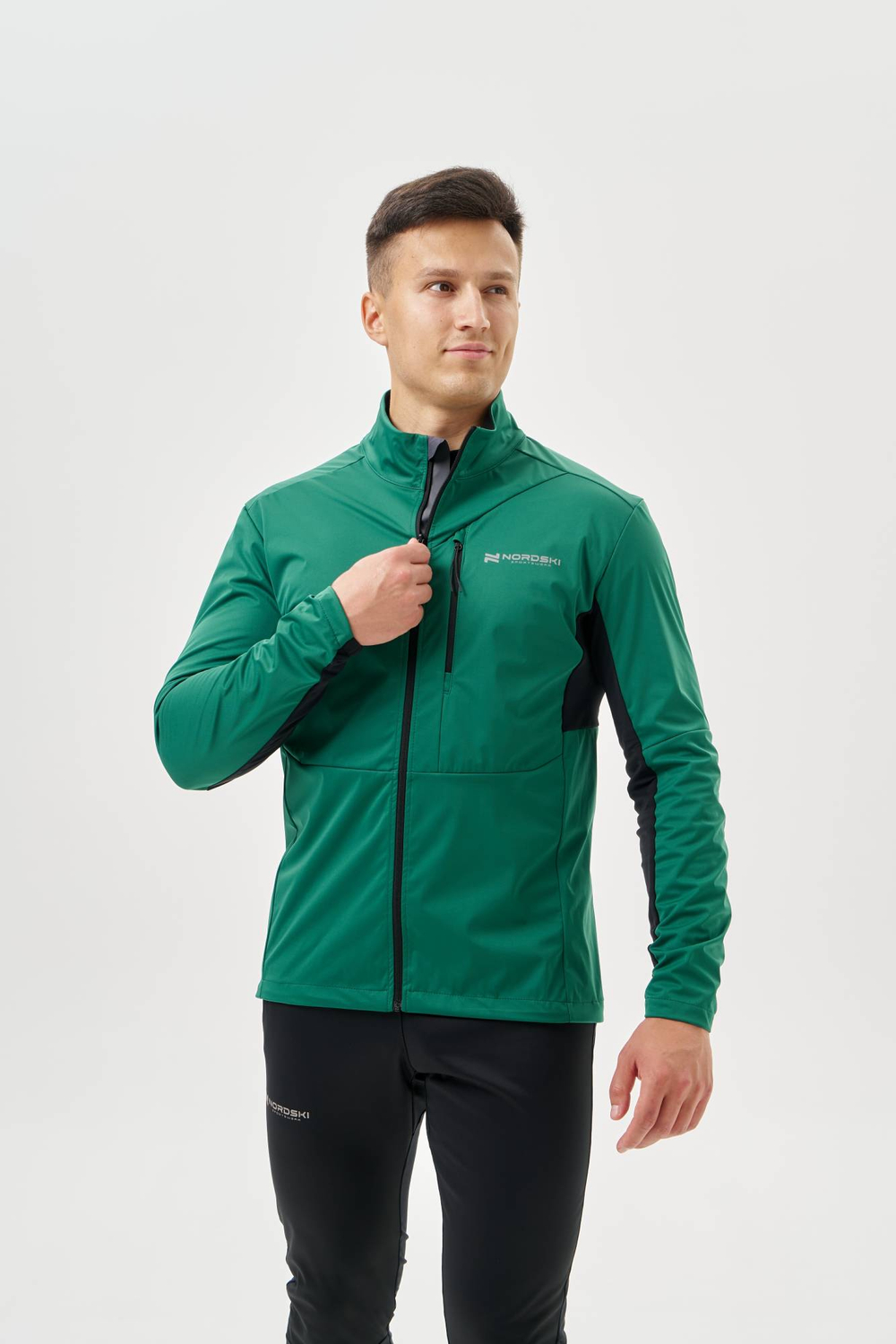 Тренировочная куртка NORDSKI PRO TOUR ALPINE Green/Black