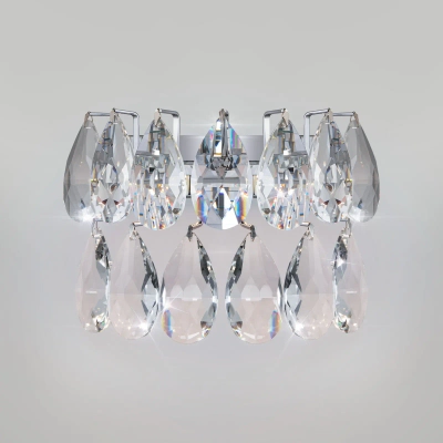 Настенный светодиодный светильник с хрусталем 437/1 Strotskis, LED