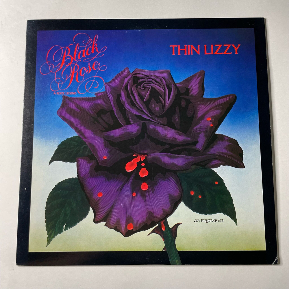 Винтажная виниловая пластинка LP Thin Lizzy Black Rose (A Rock Legend) (Japan 1979) (No Obi) Do Anything You Want To