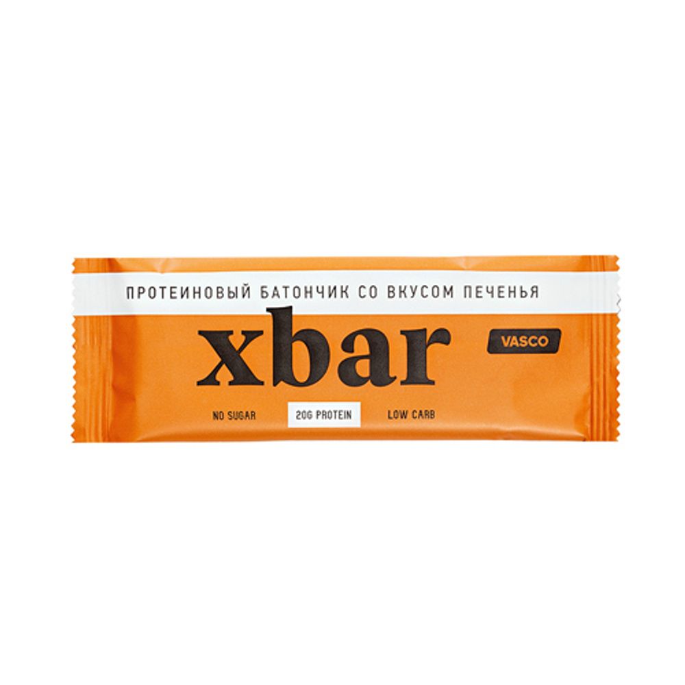 Протеиновый батончик VASCO Xbar со вкусом печенья, 60 г