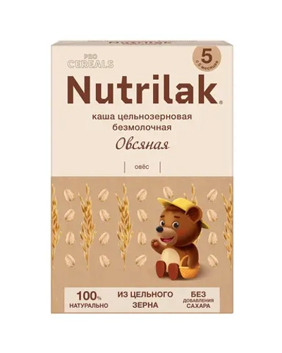 Каша безмолочная Nutrilak Premium Procereals овсяная 200г с 5 месяцев