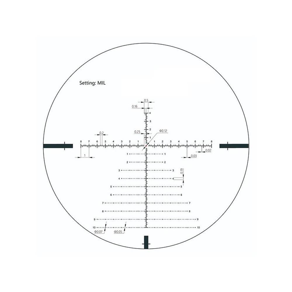 Оптический прицел Vector Optics FFP Continental x6 5-30x56 ( Тигр, СВД, ОП-СКС, ВПО-208 / Сетка VCT / с подсветкой )