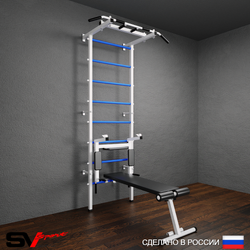бШведская стенка Sv Pro 804 (Турник Pro/Брусья/стойка/Скамья)