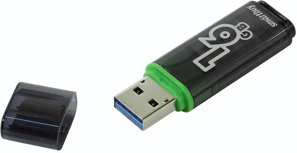 Флеш-накопитель 128 Gb Smartbuy Glossy Grey 3.0