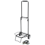 Тележка до 25кг с металлическими колесами, черная BX-25ZP-2