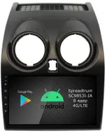 Магнитола для Nissan Qashqai J10 2006-2013, Dualis - Airok RI-1209 Android 12, Быстрая, SIM-слот
