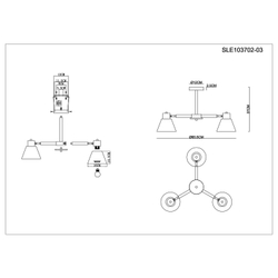 Светильник потолочный Evoluce Buve SLE103702-03