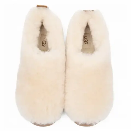 UGG Hailey Fluff Slippers Natural