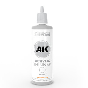 для акриловых красок AK Interactive Acrylic Thinner 100ml