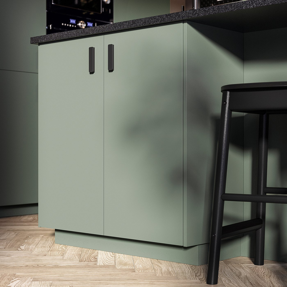IKEA NICKEBO  (ИКЕА НИКЕБО)  -  Дверца - матовый серо-зелёный 40x40 см