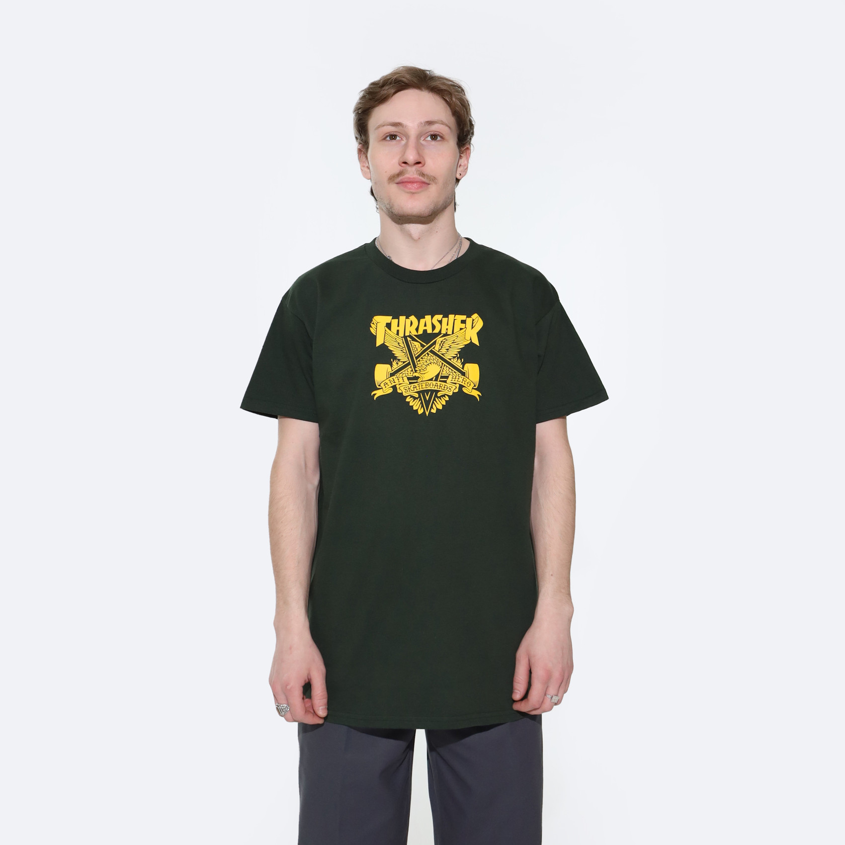 Футболка Thrasher Eaglegram T-Shirt (forest green) артикул: - купить в магазине Дайс