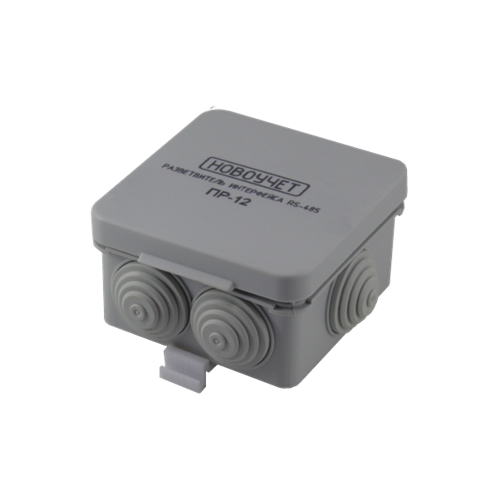 Разветвитель интерфейса RS-485 ПР-12 IP55 (исполнение 2х12, на дин-рейку) DS1-R-0212.1