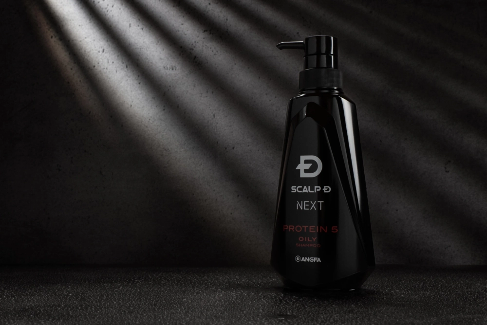 ANGFA Мужской питательный шампунь для жирных волос «Scalp D Next protein 5 oily shampoo» 350 мл.