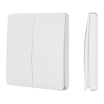 INTELLIGENT ARLIGHT Кнопочная панель KINETIC-801-22-2G-WP-SUF White (No battery, IP67, 433Mhz) (IARL, IP67 Пластик, 3 года)