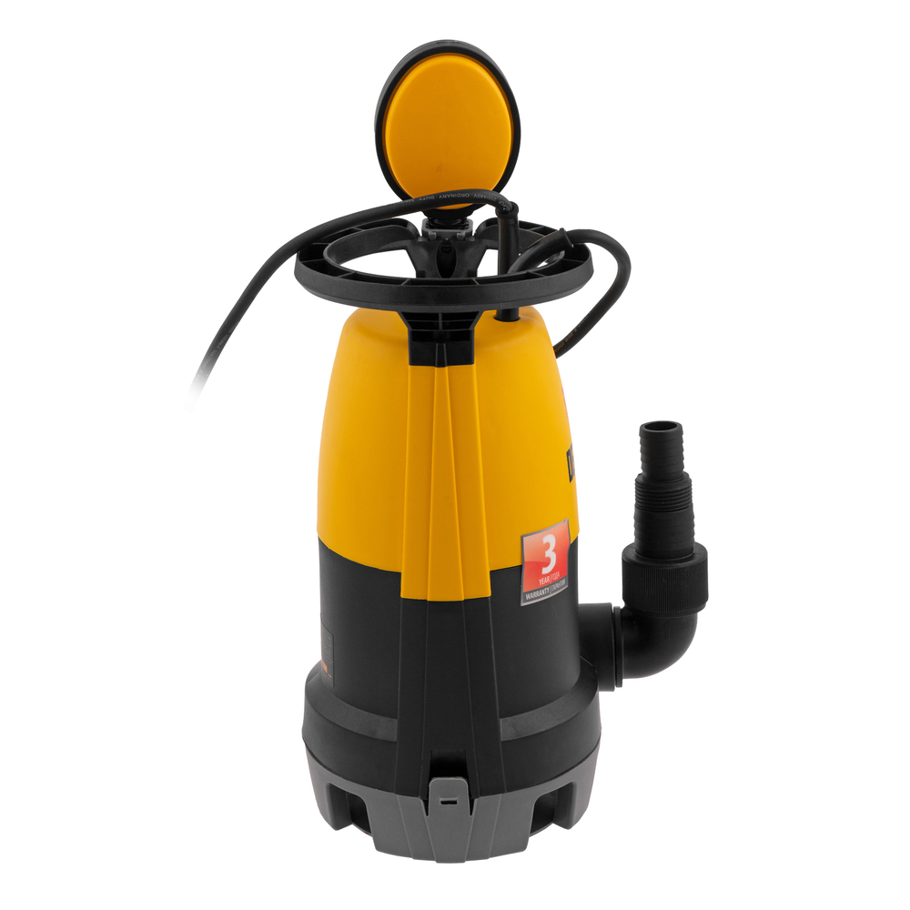 Дренажный насос для чистой и грязной воды DP-600S, 600 Вт, напор 7 м, 13000 л/ч Denzel