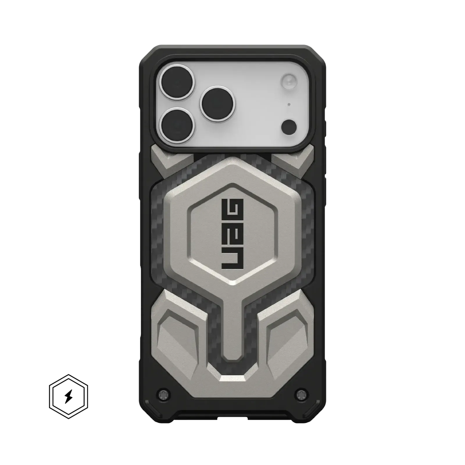 UAG Monarch Pro with MagSafe Series Case for Apple iPhone 17 Pro Max Titanium (Титановый)