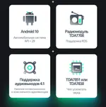Магнитола для Toyota Highlander 4 2019-2024+ (взамен 8" экрана) - Teyes CC2 PLUS монитор 9" QLED, Android 10, Быстрая, SIM-слот