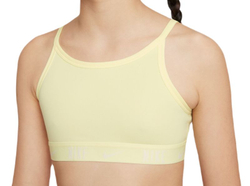 Детский бюстгальтер Nike Trophy - citron tint/citron tint/white