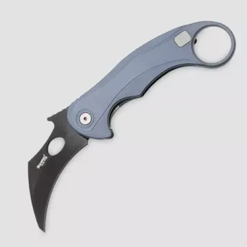 Нож Lion Steel L.E.One MID - с клинком из стали порошковая сталь Böhler M390 Microclean®, рукоять алюминиевый сплав ERGAL L/LE2 IB