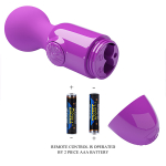 Фиолетовый мини-вибратор с шаровидной головкой Pretty Love Mini Stick BI-014998-1