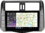 Магнитола для Toyota Land Cruiser Prado 150 2009-2013 (взамен 7" навигации) - Kuberg EW-9613-2 QLed+2K, Android 13, Быстрейшая, CarPlay, 4G SIM-слот