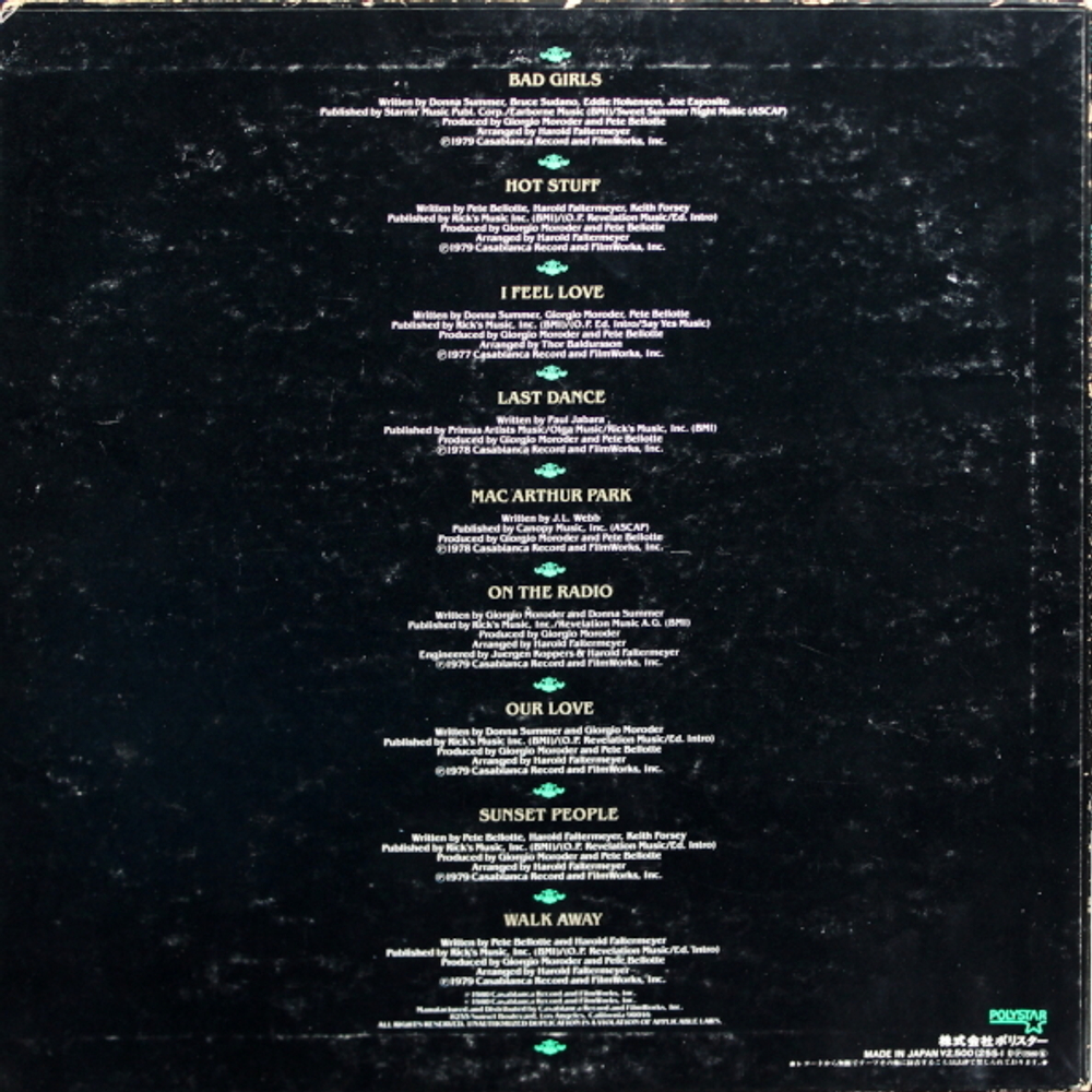 Donna Summer / Walk Away Collector's Edition (The Best Of 1977-1980)(LP)