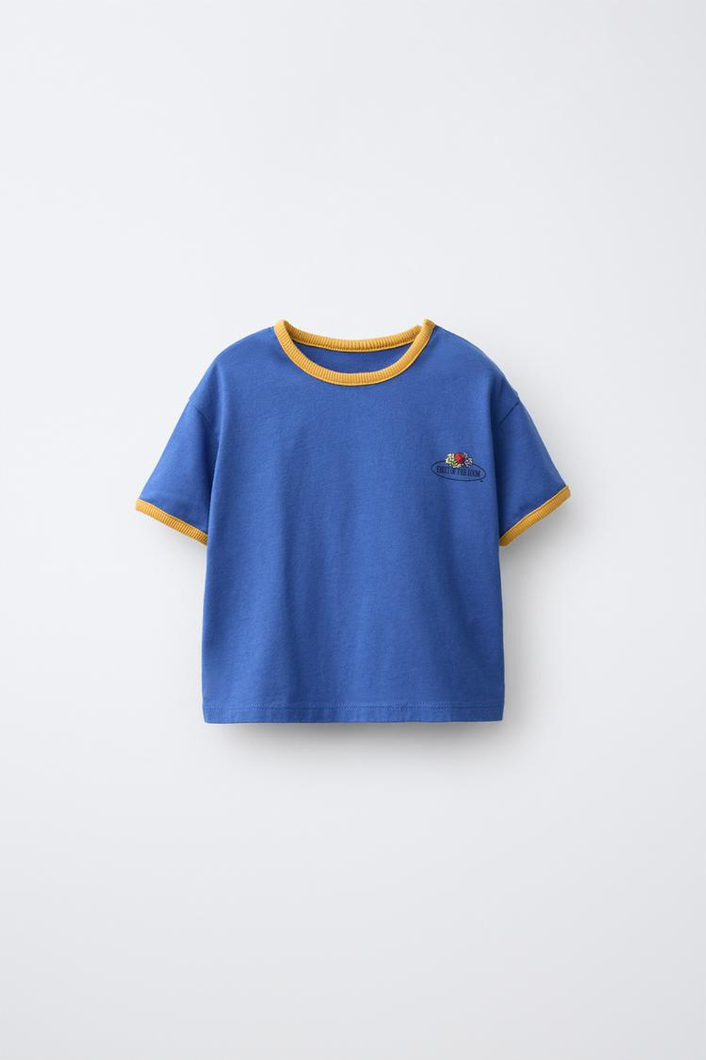 ZARA - FRUIT OF THE LOOM™ ФУТБОЛКА С ЛОГОТИПОМ, СИНИЙ