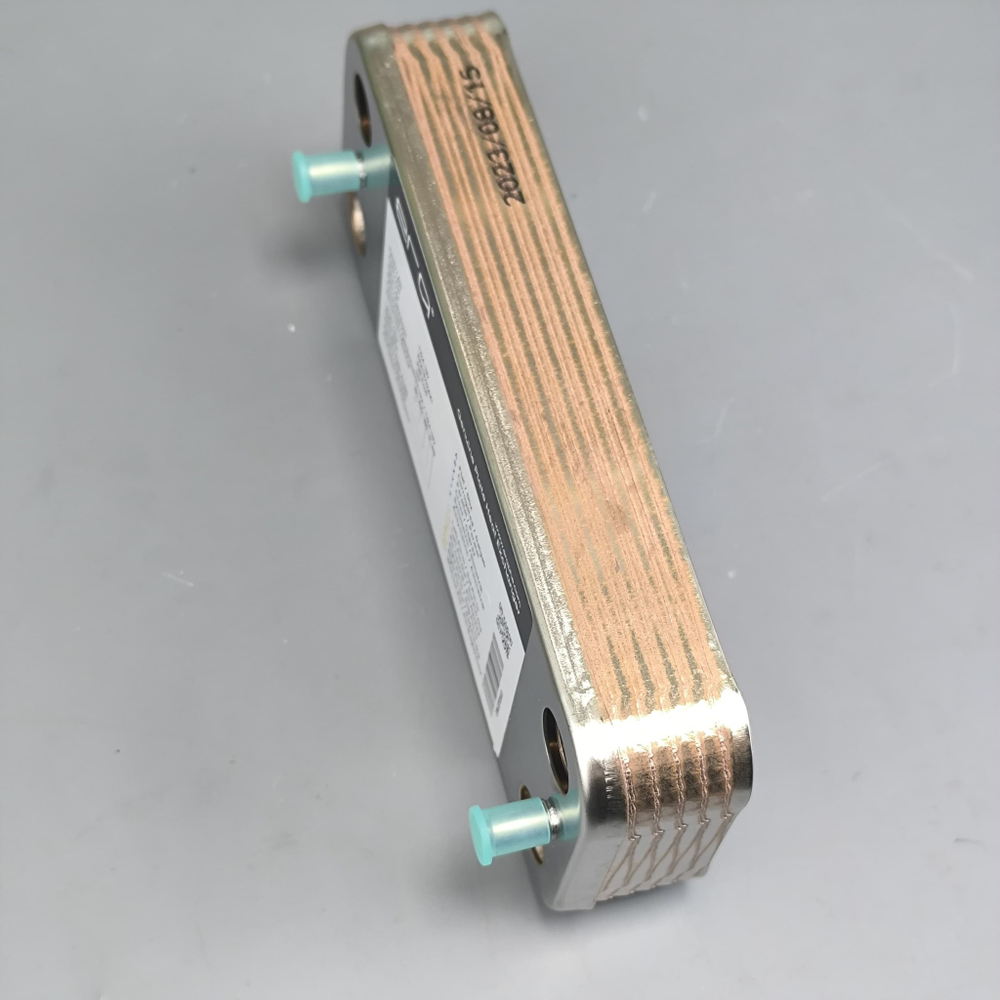 Теплообменник ГВС 12 пластин 160 мм для котлов BAXI, KENTATSU, BUGATTI ECO арт. 63041310091P