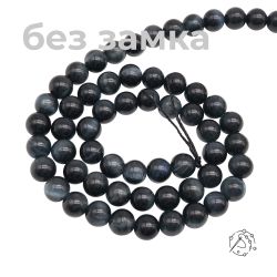 Нить бусин соколиный глаз 6 мм