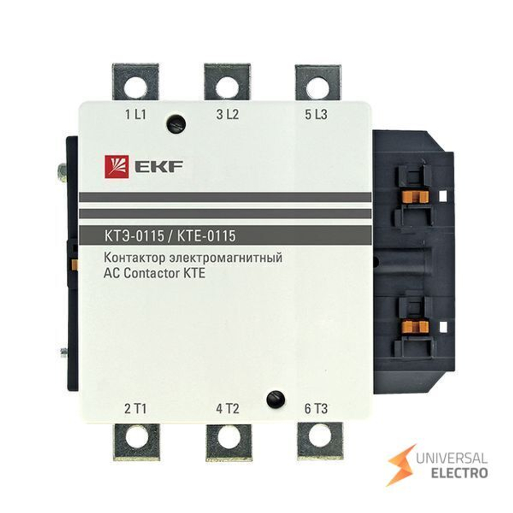 Контактор КТЭ 115А 230В NO EKF PROxima