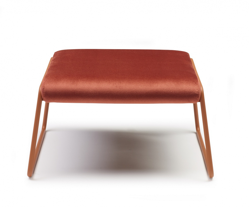 Пуф с обивкой Scab Design Lisa Lounge Pouf, терракотовый, красный