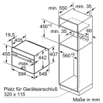Компактный духовой шкаф Bosch CSG656RB7