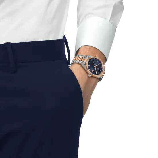 Tissot T156.410.22.041.00 мужские часы Tissot BALLADE 40MM on hand